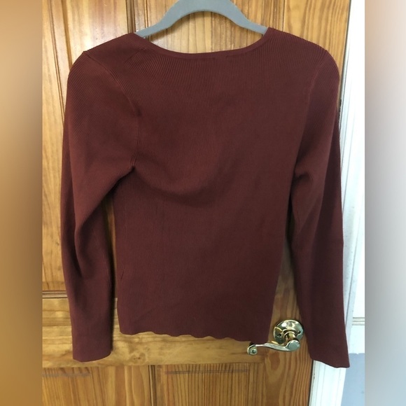 Madewell Wide Rib Sweater Top - Picture 8 of 8